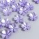 Beads for creativity plastic "Pearl Flower" set 40 pcs Violet 1.5x1.5 cm