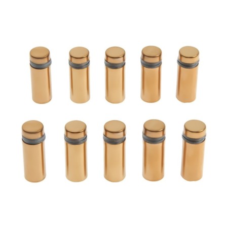 Remote holder for plates, 12x30 mm, color gold, set 10 pcs.