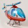 Foil ball 31 "Helicopter"