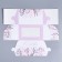 Capley box, confectionery packaging with a window, 2 cells, “wreath”, 16 x 10 x 10 cm