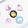Set: paper stickers 20 l + 5 stickers "March 8"