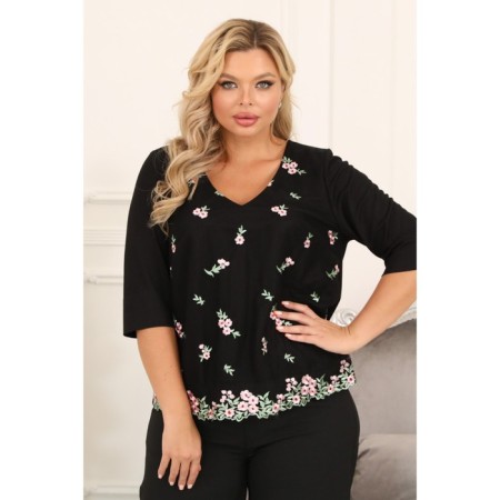 Female jumper, size 48, black color-6