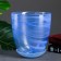 Flower pot with the pallet "Harmony", blue 2 l