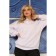 Female jumper, size 52, white color