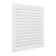 Ventilation grate Zein luxury RM2525, 250 x 250 mm, with a grid, metal, white
