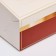 Folding box with a window for marshmallows "Golden Balt", 25 x 15 x 7 cm