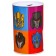 Metal piggy bank, 6.5 cm x 6.5 cm x 12 cm "robots", transformers