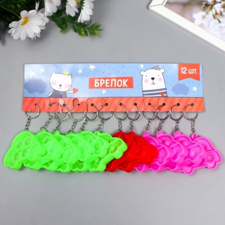 Trick Rubber Antistress (endless pimpa) "Mix" mix 5.5x6.5x1.3 cm-3