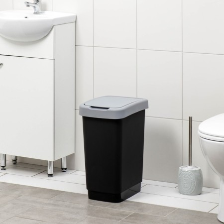 Garbage container "Twin", 25 l, color gray color
