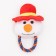 Soft toy for dogs "Snowman with a rope" with a squeak