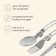 Set of folding tourist devices Maclay: knife, fork, spoon