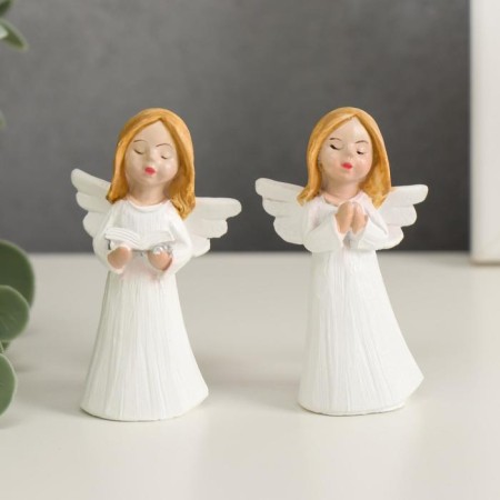 Souvenir Polystone "Angel-girl Kournosai" MIX 6.3x2x3.8 cm-1