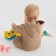 Combineson children's minku, coffee color, height 92-98