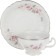Tea Service 6/9 Bernadotte, decor "Pale roses, platinum layout", 15 items