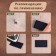 Clothing “rectangle”, 4.5 × 2.5 cm, heat-mile, dark blue color