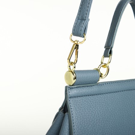 Women's bag on magnet Textura, small size, color gray-blue-5