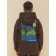 Sweatshirt for boys, height 104 cm, chocolate color