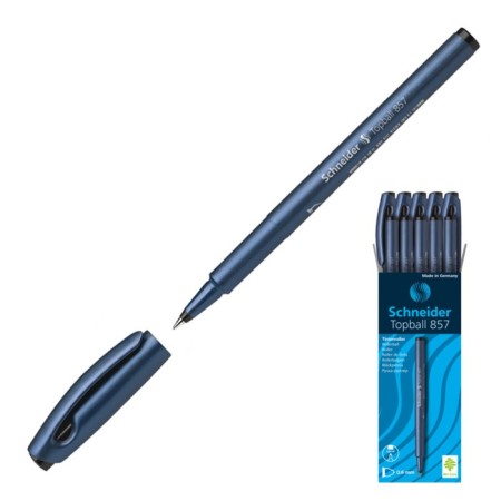 Schneider-Roller "Topball 857" ink black, node 0.8 mm, disposable