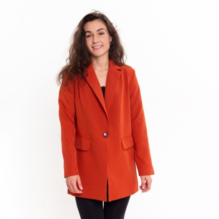 Female jacket, brick color, size 42-44-1