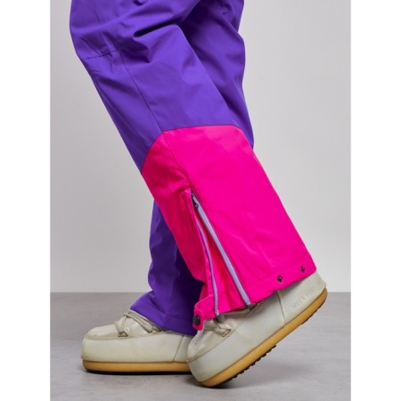 Combineson ski female winter, size 48, purple color-17