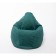The pear-bag is large, diameter 90 cm, height 135 cm, emerald color