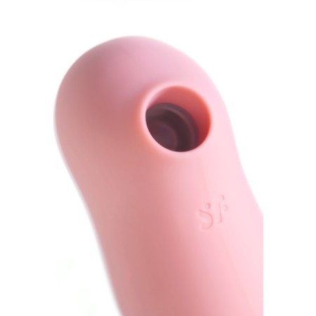 Vacuum-wave contactless stimulator of the Satiffyer Cotton Candy clitoris, silicone, pink color-7