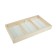 Breakfast table "White tree" Glass surface 50x30cm