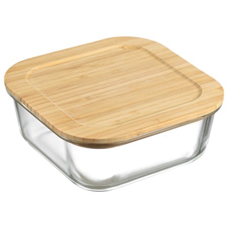 Smart Solutions baking and storage container, with bamboo cover, 1100 ml