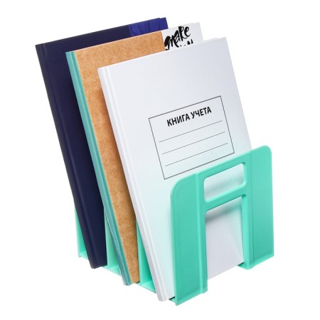 Vertical papers, 3 departments, Erichkrause "Techno Pastel Bloom", Green-4