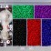 Glass 8/0 in the box "Dark" beads + thread 0.8 mm 5 m 12x8.4x2.2 cm