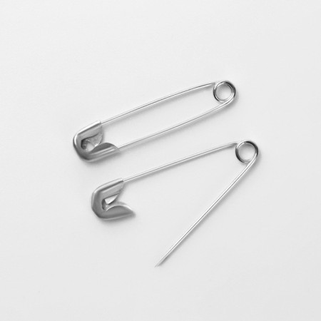 English pins, 19 mm, 2000 pcs, silver color-1
