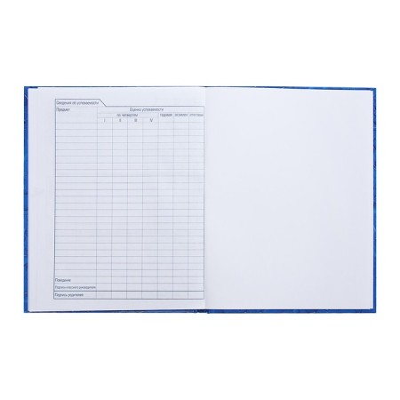 Universal diary for grades 1-11 Aqua, hard cover, glossy lamination, 40 sheets-8