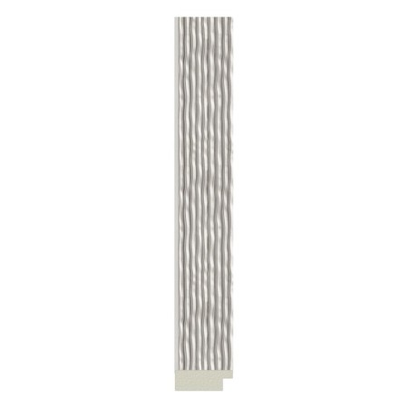 Mirror in the baguette frame, an aluminum wave is 46 mm, 48.2x48.2 cm-2