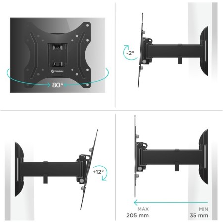 Broat Black 17 "-43" Max.35kg, wall turn and slope-4