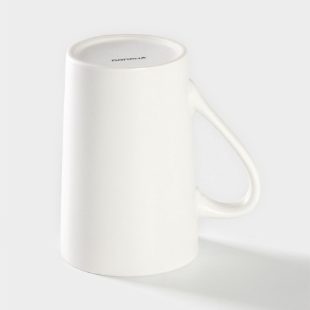 Porcelain shade mug "Flowering of love", 380 ml, white color-2