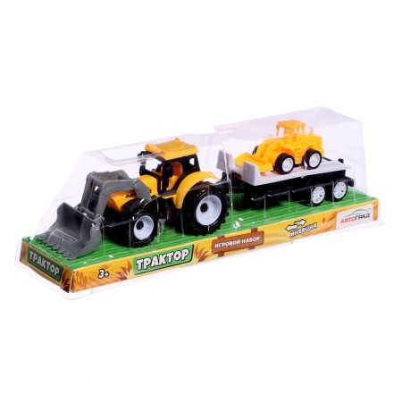 Tractor inertial "Farmer", with a trailer and tractor-5
