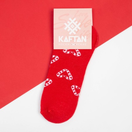 New Year's socks KAFTAN "hearts" p. 36-39 (23-25 ​​cm)-2
