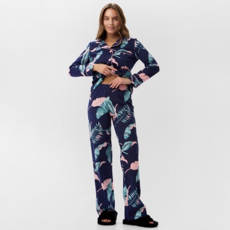 Пижама женская (рубашка и брюки) KAFTAN "Tropical dream" р. 52-54-11