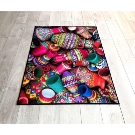 Rosetta Dzhtal carpet, size 100x150 cm, jug print-1