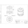 Cylindrical capacity, 300 l, blue
