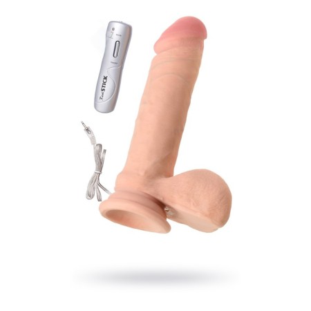 Realistic vibrator Toyfa Realstick Elite Vibro, TPR, bodily, 7 vibration modes, 20 cm 764728