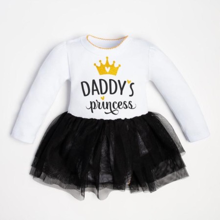 Body with a crumb skirt I "Daddy’s Princess" Growth 86-92 cm