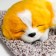 Fluffy "Dog on the pillow" 7x18x15 cm