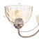 Ruby chandelier 3x40W E27 gold 55x55x85 (45) cm