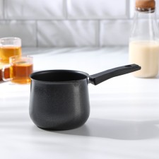 Turn Turn, 600 ml, 20.5 × 9.7 × 8.5, plastic handle, anti -stick coating, black color