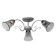 Monica chandelier, size 64x19x64 cm, 180W 3XE27 IP 20
