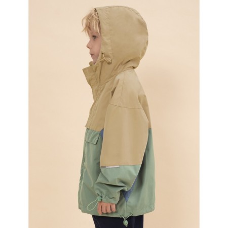 Windbreaker for boys, height 140 cm, sandy color-6