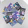 Cardboard Biro "Happy Birthday. Balls" set 10 pcs (5 types) 4x6 cm