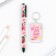 Gift set: keychain and ballpoint pen "since March 8", 16.2 cm x 11 cm.