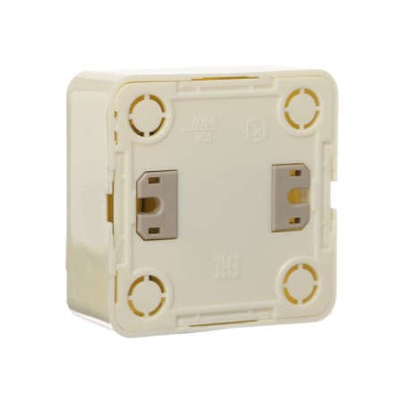 Luazon Lighting "League" switch, 10 A, 1 key, invoice, beige-2